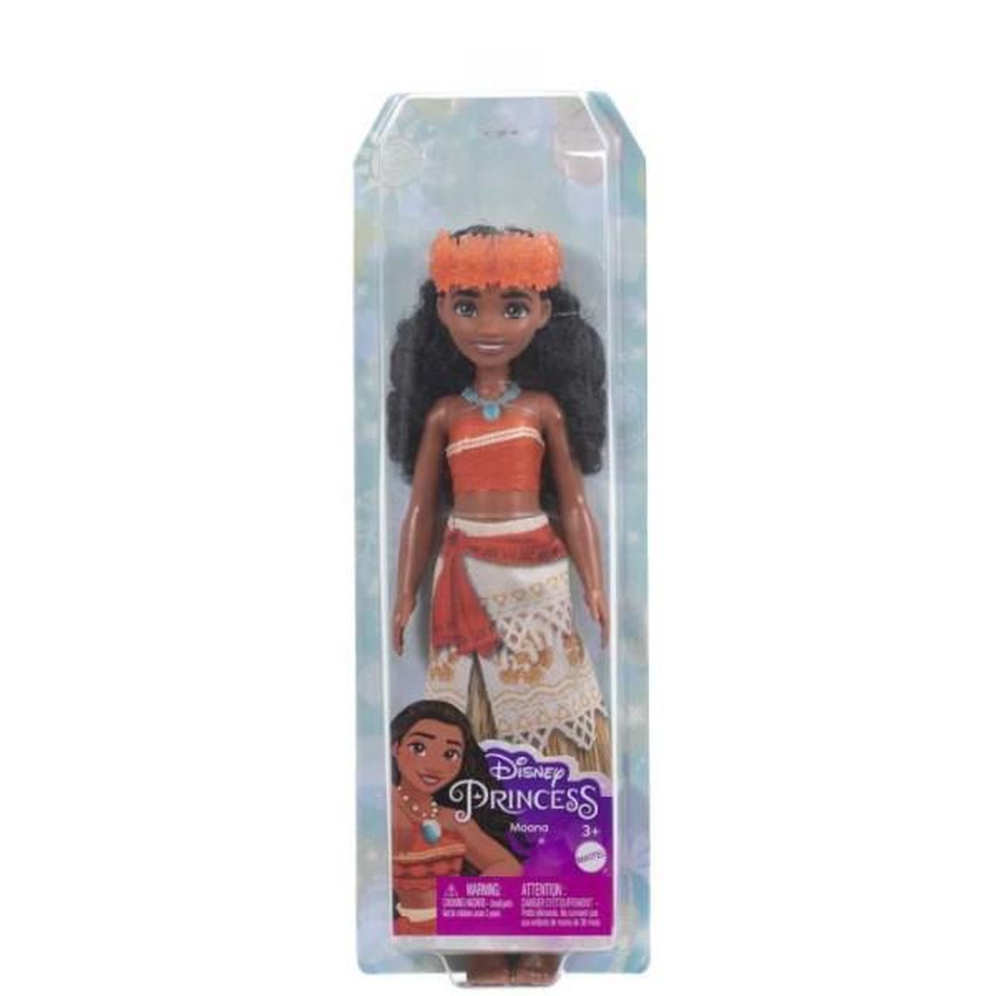 Voir la diapositive 2 : DISNEY PRINCESS Vaiana Poupée 29 cm, Mattel Poupée Disney Princesses habillage et accessoires HPG68
