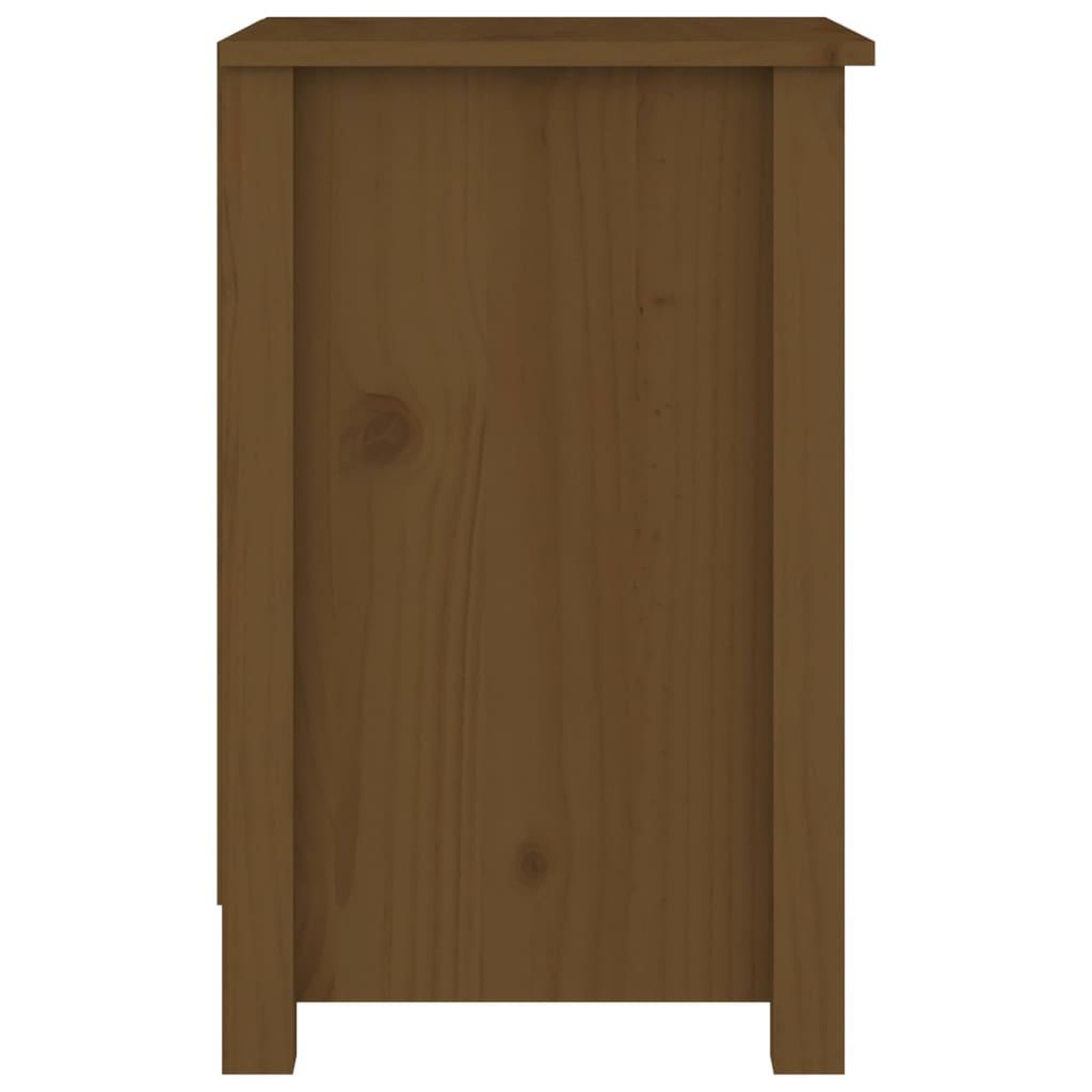 Voir la diapositive 4 : VIDAXL Table de chevet Marron miel 40x35x55 cm Bois de pin solide