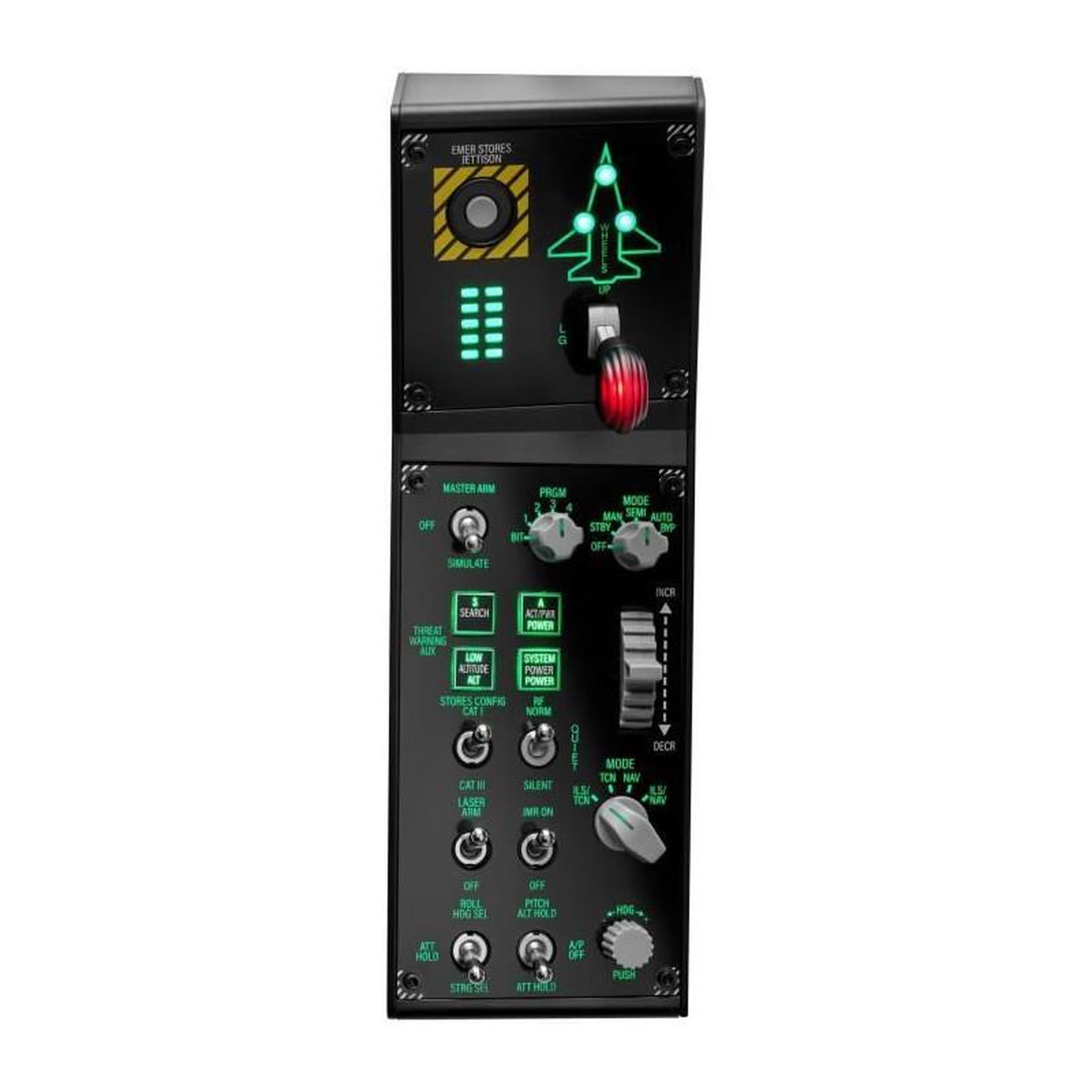Voir la diapositive 3 : Thrustmaster Panneau de commande de cockpit - THRUSTMASTER - Viper Panel - Noir