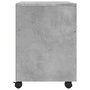 Voir la diapositive 5 : VIDAXL Classeur mobile avec roues Gris beton 45x38x54 cm
