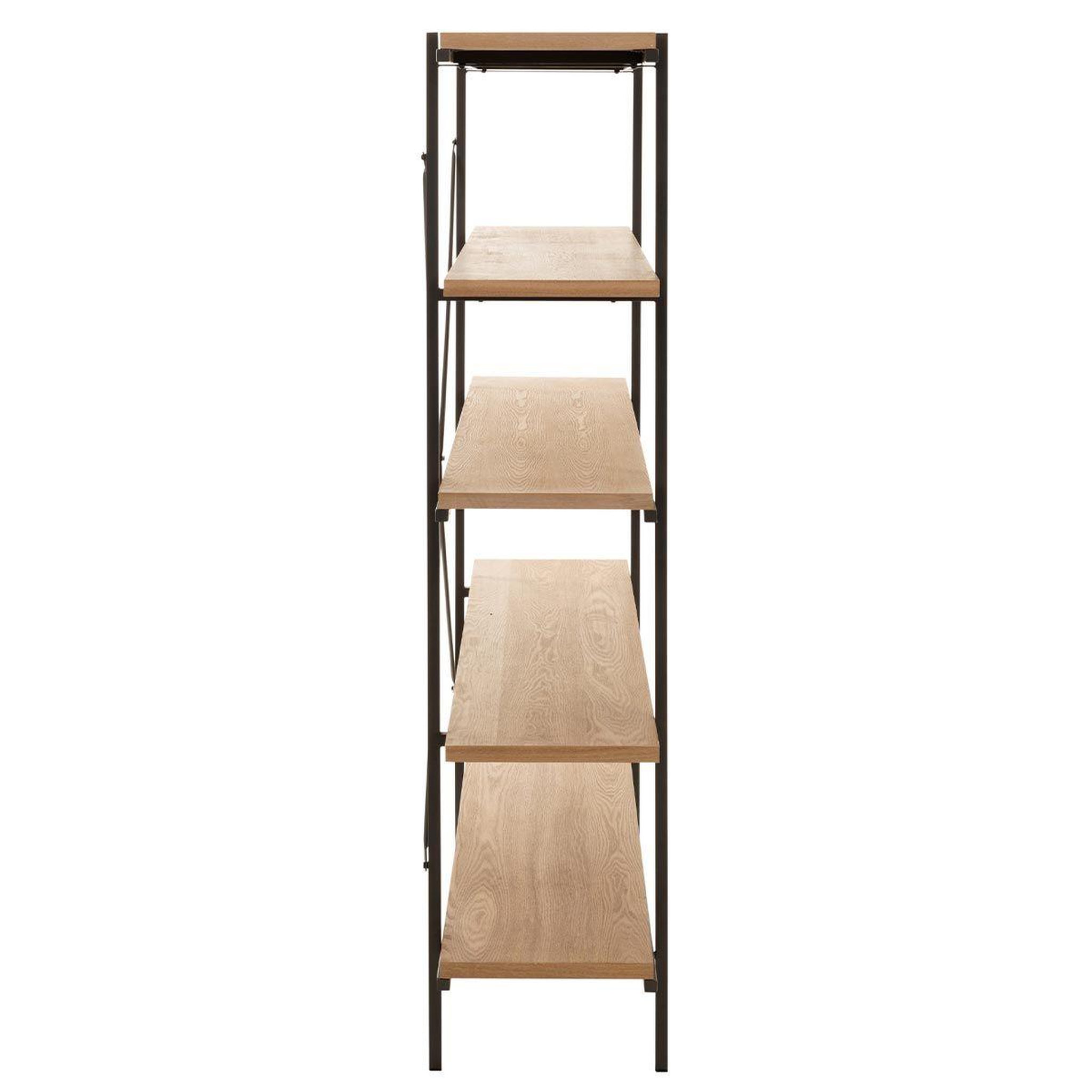 Voir la diapositive 3 : Paris Prix Étagère 5 niveaux en bois  dresa  166cm naturel