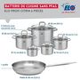 Voir la diapositive 2 : ELO Ensemble de 1 Poêle de cuisson 28 cm et 5 faitouts 12, 14, 16, 20 et 26 cm Elo Profi Citrin