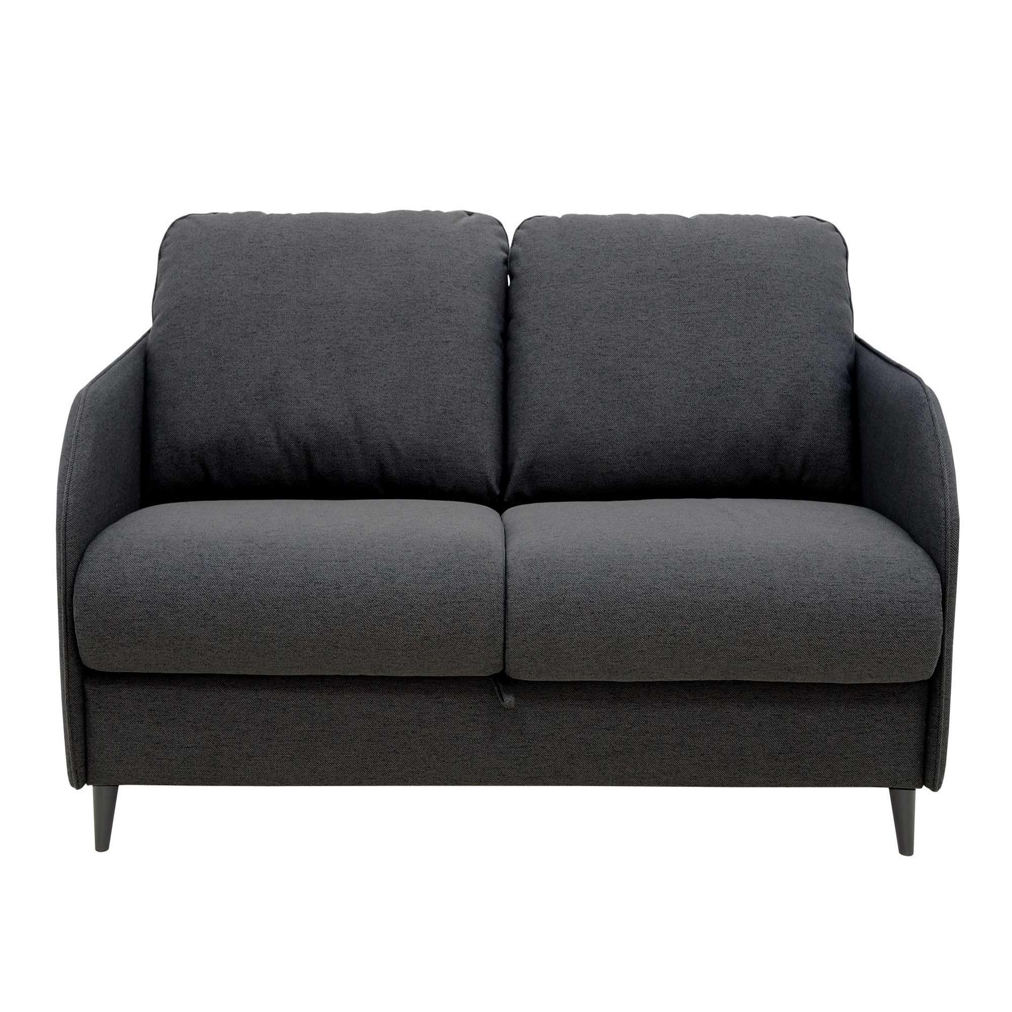 Voir la diapositive 1 : BEST MOBILIER Cosmos - canapé 3 places convertible express couchage quotidien 140 cm matelas 11 cm en tissu