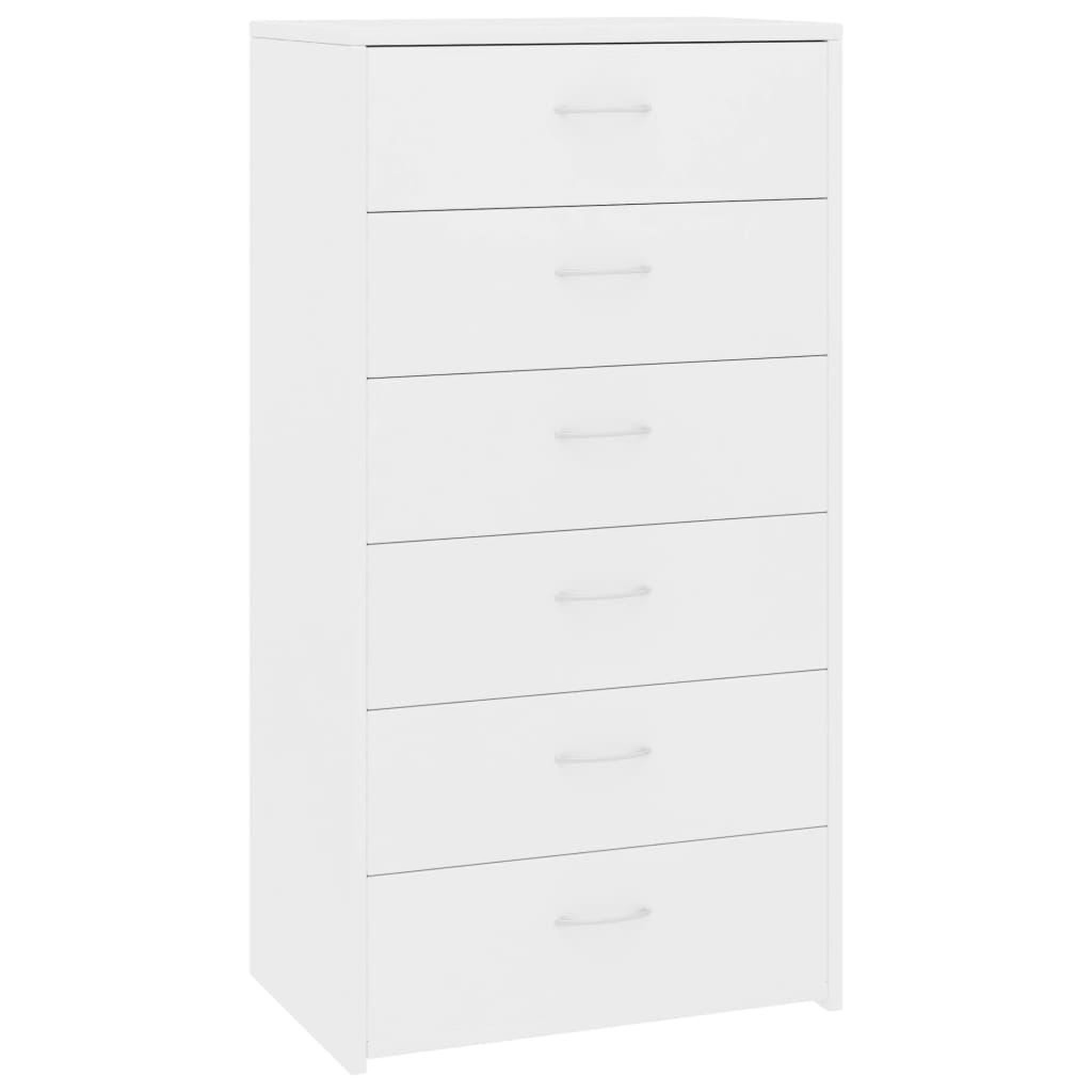 Voir la diapositive 2 : VIDAXL Buffet avec 6 tiroirs Blanc 50x34x96 cm Bois d'ingenierie