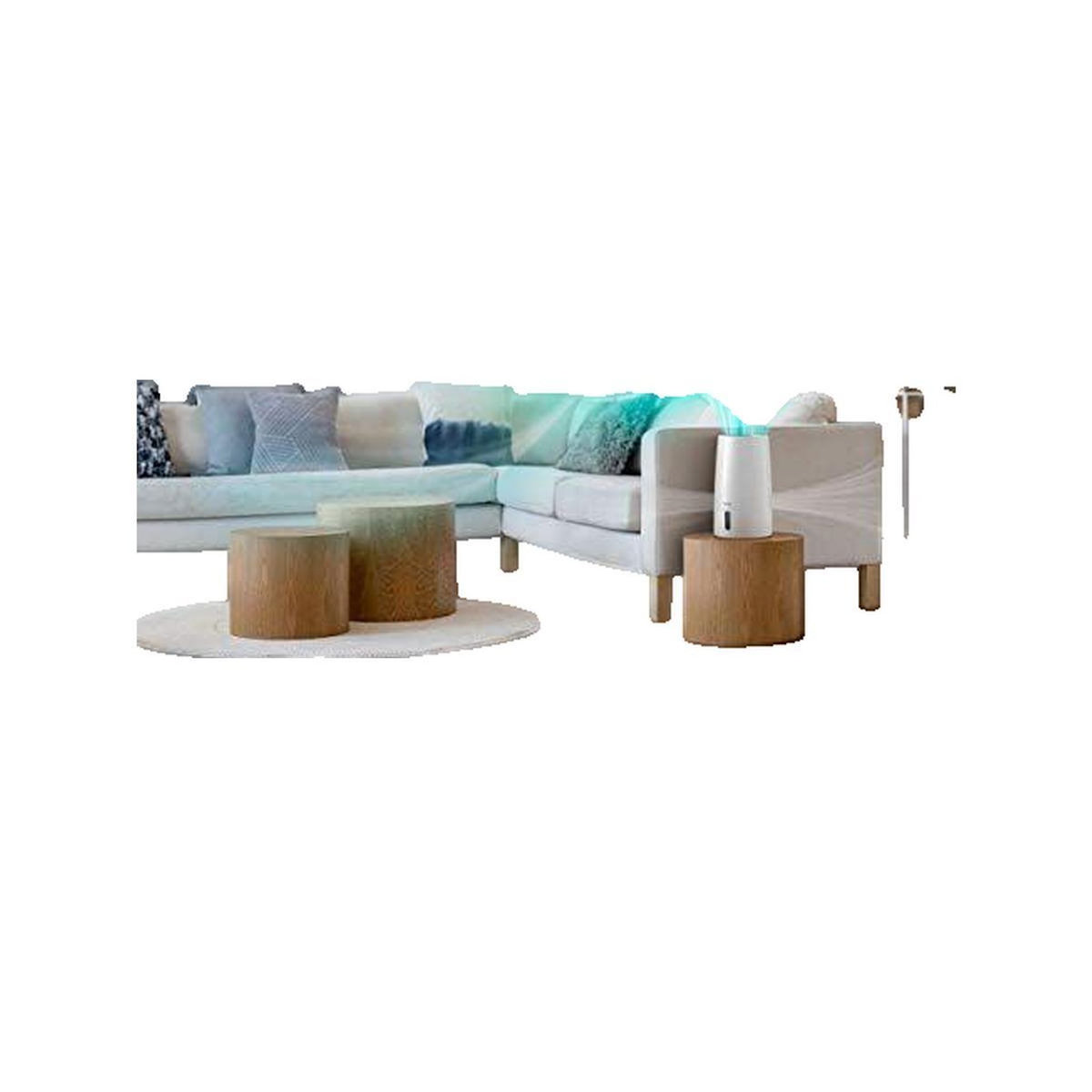 Philips Humidificateur Philips HU3916/10 Blanc et Or Rose