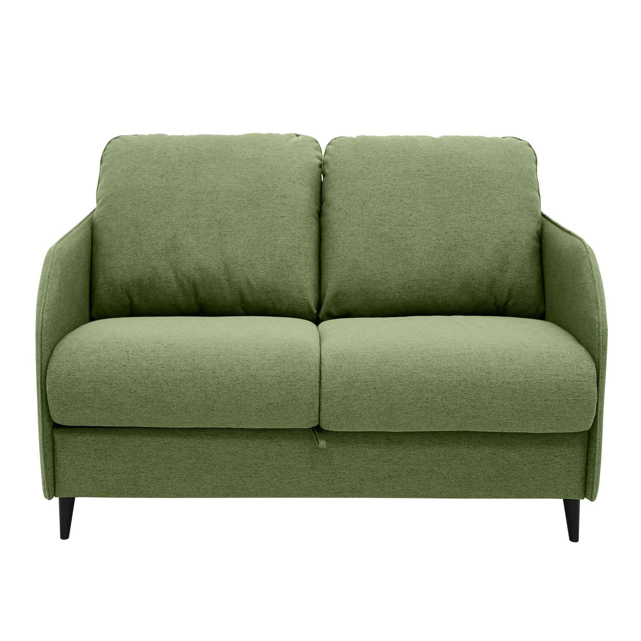 Voir la diapositive 1 : BEST MOBILIER Cosmos - canapé 3 places convertible express couchage quotidien 140 cm matelas 11 cm en tissu