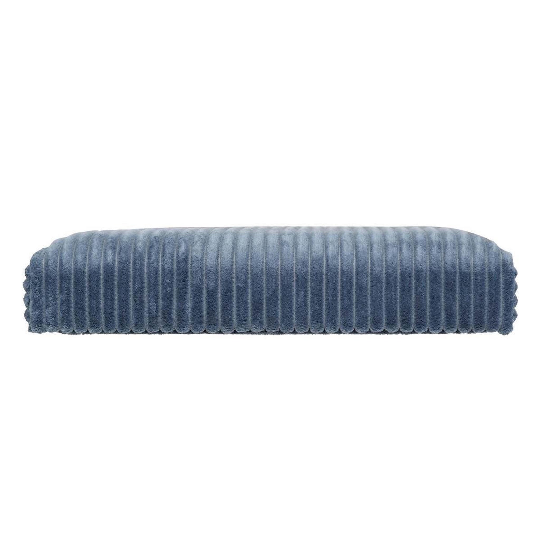 Voir la diapositive 4 : ATMOSPHERA Banquette coffre pliable  arum  76cm bleu encre