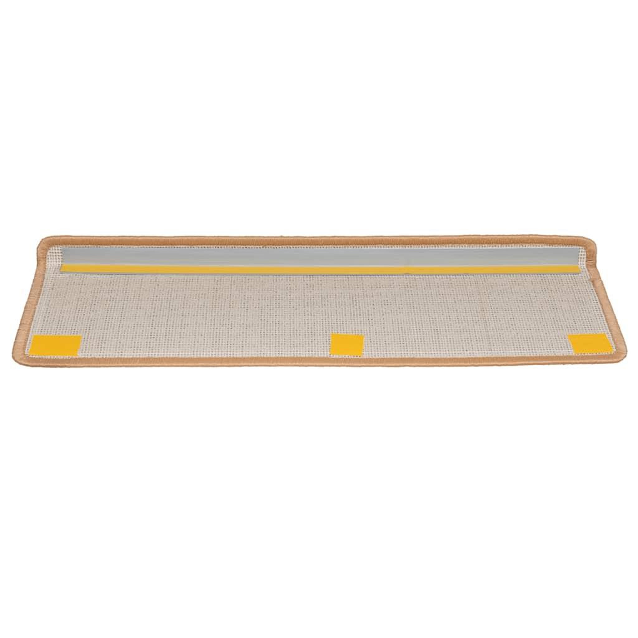 Voir la diapositive 4 : VIDAXL Tapis d'escalier 20 pcs 65x21x4 cm beige