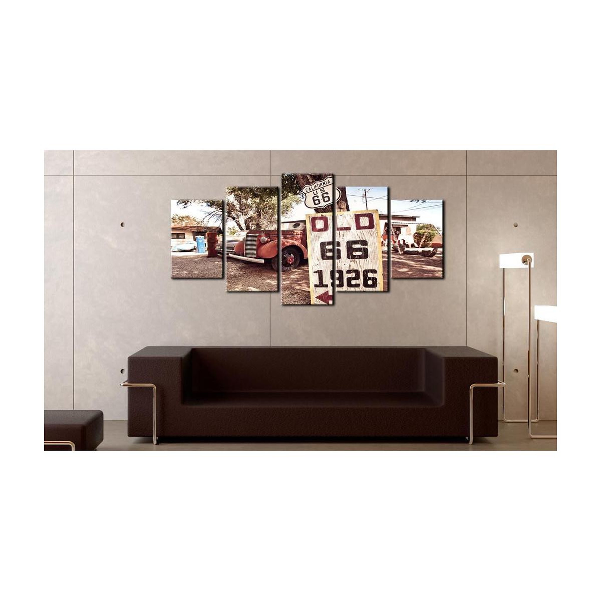Voir la diapositive 2 : Paris Prix Tableau Imprimé  California Vintage Style