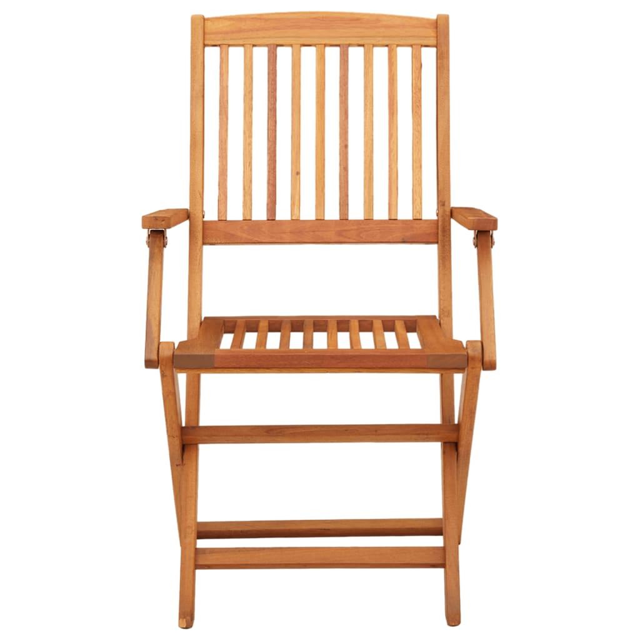 Voir la diapositive 3 : VIDAXL Chaises de jardin pliables lot de 2 Bois d'eucalyptus massif