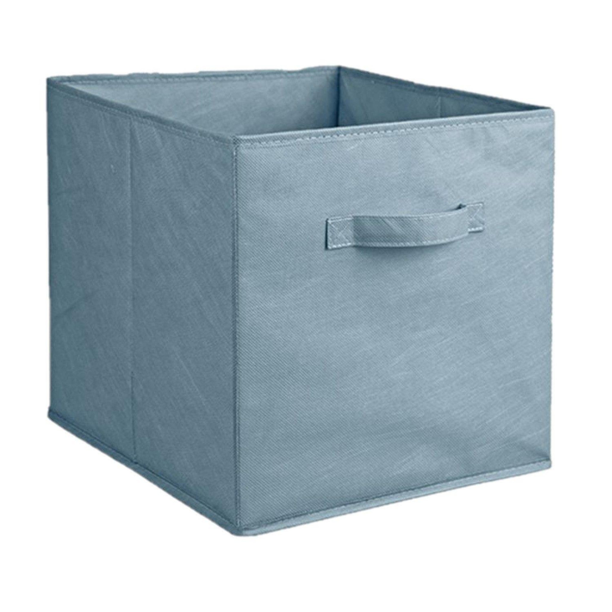 Voir la diapositive 1 : TOILINUX Cube de rangement pliable en tissu avec poignée
