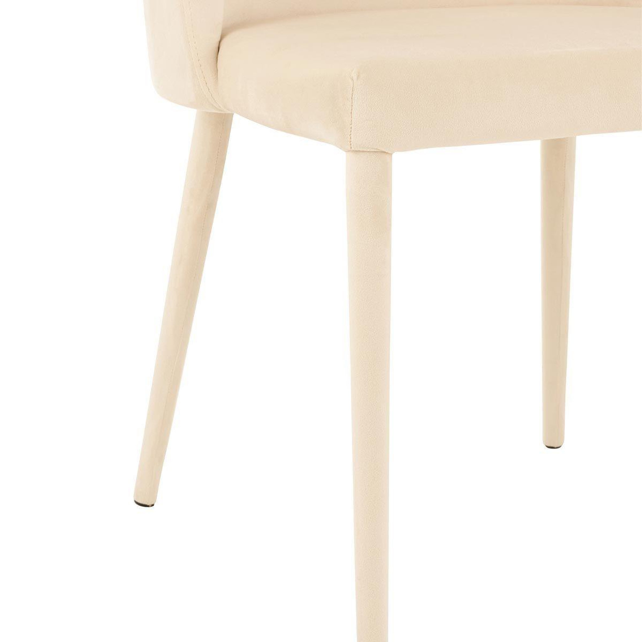 Voir la diapositive 5 : J-LINE Chaise Design  Charlotte  81cm Beige