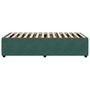 Voir la diapositive 5 : VIDAXL Cadre de lit sans matelas vert fonce 100x200 cm velours