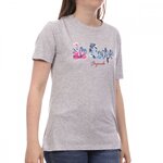 Lee Cooper T-Shirt Gris Femme Lee Cooper Océane. Coloris disponibles : Gris