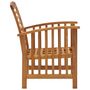 Voir la diapositive 4 : VIDAXL Chaises de jardin lot de 2 Bois d'acacia massif