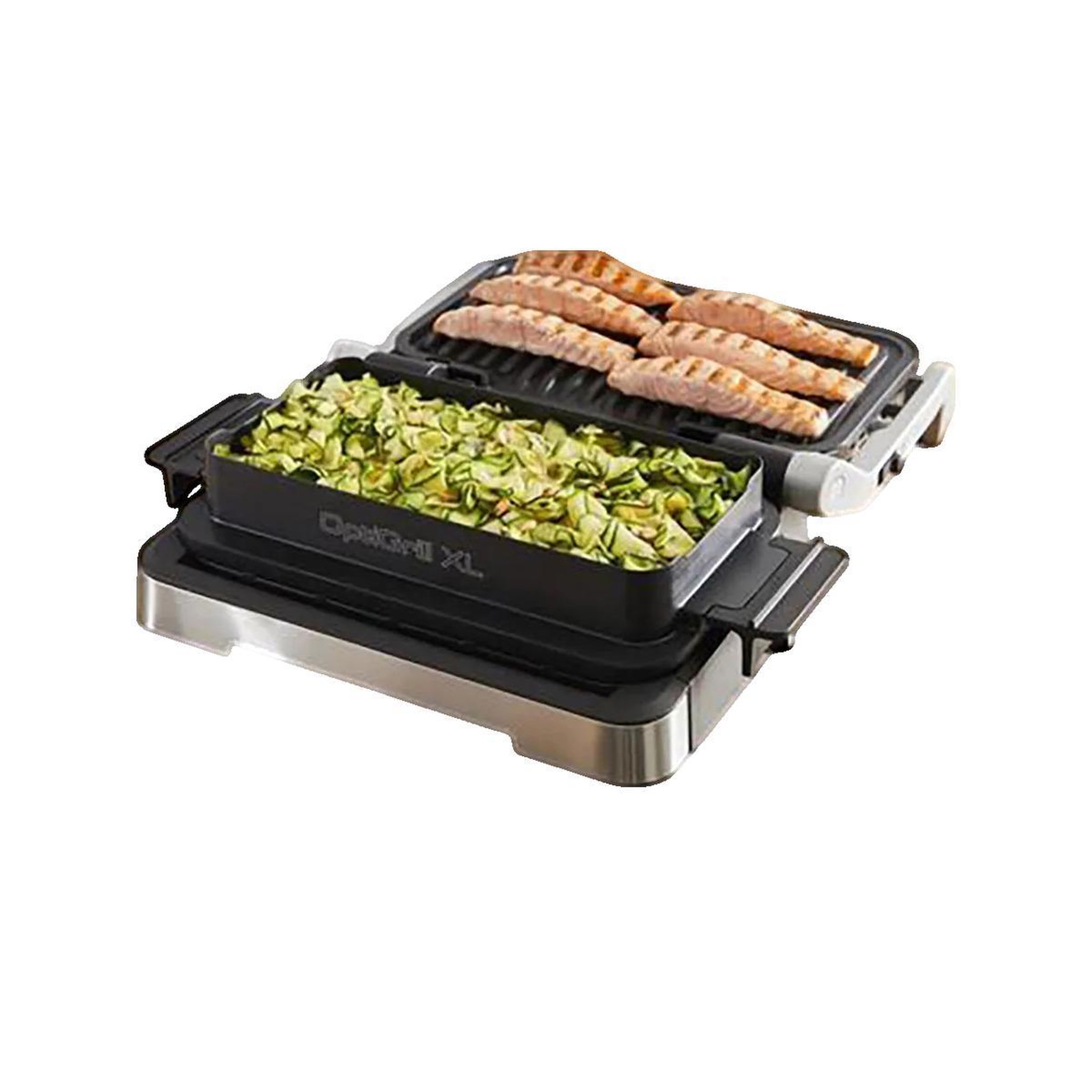 Voir la diapositive 3 : TEFAL Gril électrique OptiGrill XL gc784d30 2200W