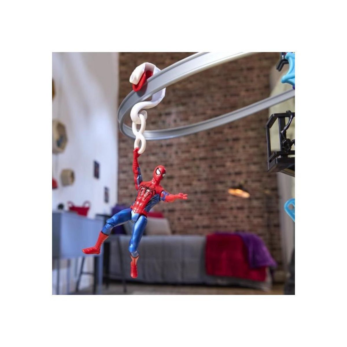 HASBRO Spiderman La ville des lanceurs de toiles, coffret pour enfants, Marvel Spider-Man VenomVersus, des 4 ans