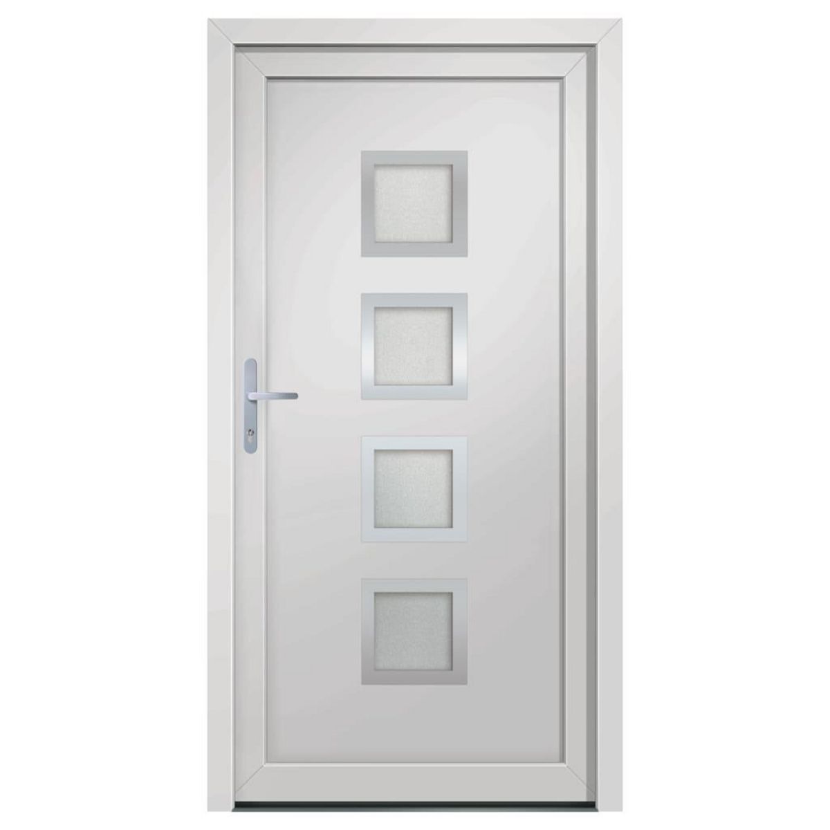 VIDAXL Porte d'entree Blanc 88x200 cm PVC