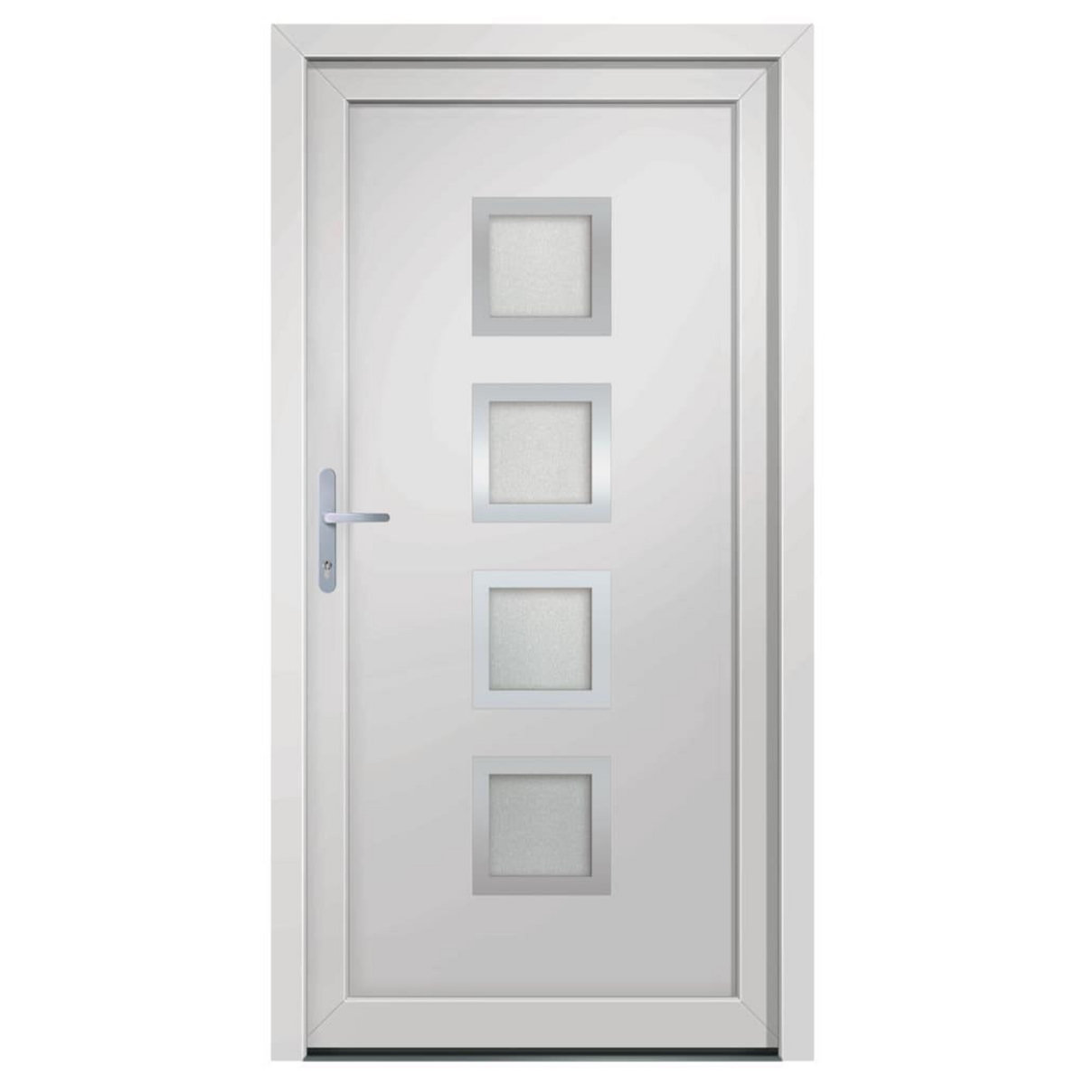 VIDAXL Porte d'entree Blanc 88x200 cm PVC