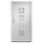 Voir la diapositive 3 : VIDAXL Porte d'entree Blanc 88x200 cm PVC