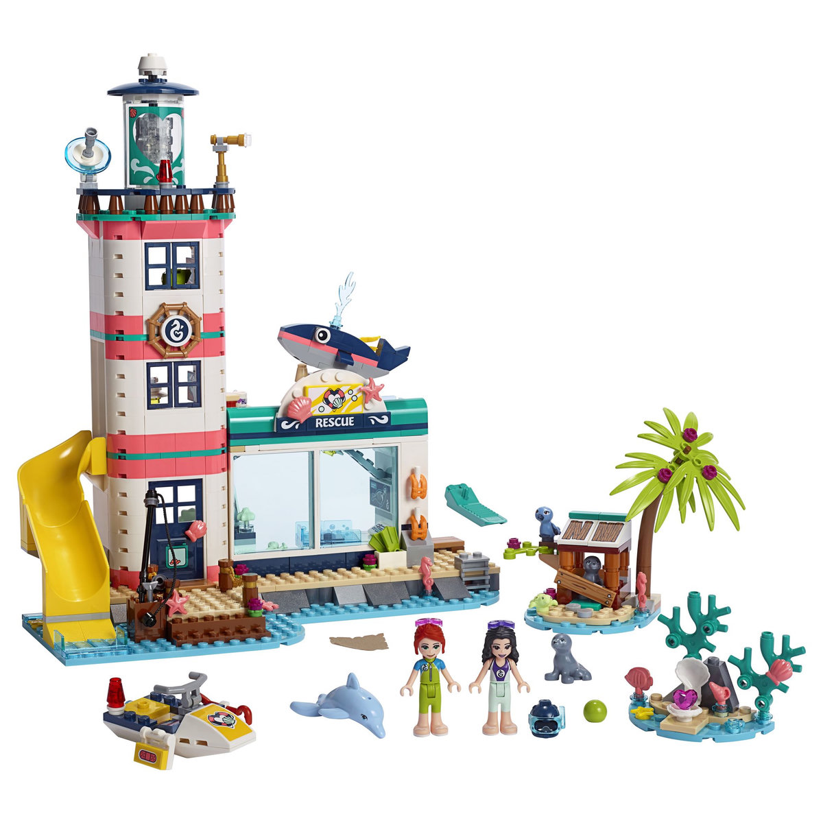 LEGO Friends 41380 - Le centre de sauvetage du phare