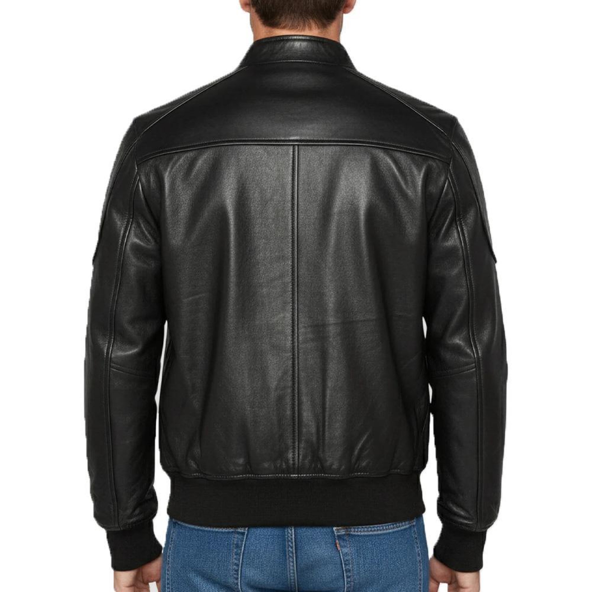 Voir la diapositive 4 : Schott Blouson Noir Homme Schott Motard