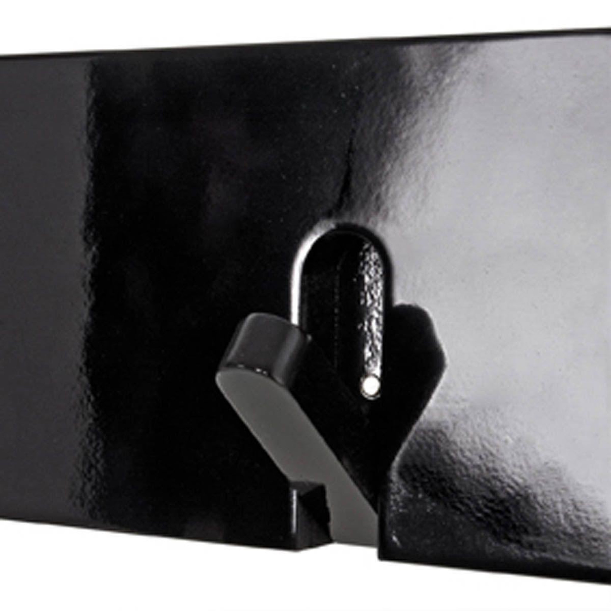 Voir la diapositive 3 : Paris Prix Patère murale 5 crochets  epura  82cm noir