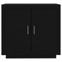 Voir la diapositive 3 : VIDAXL Buffet Noir 80x40x75 cm Bois d'ingenierie