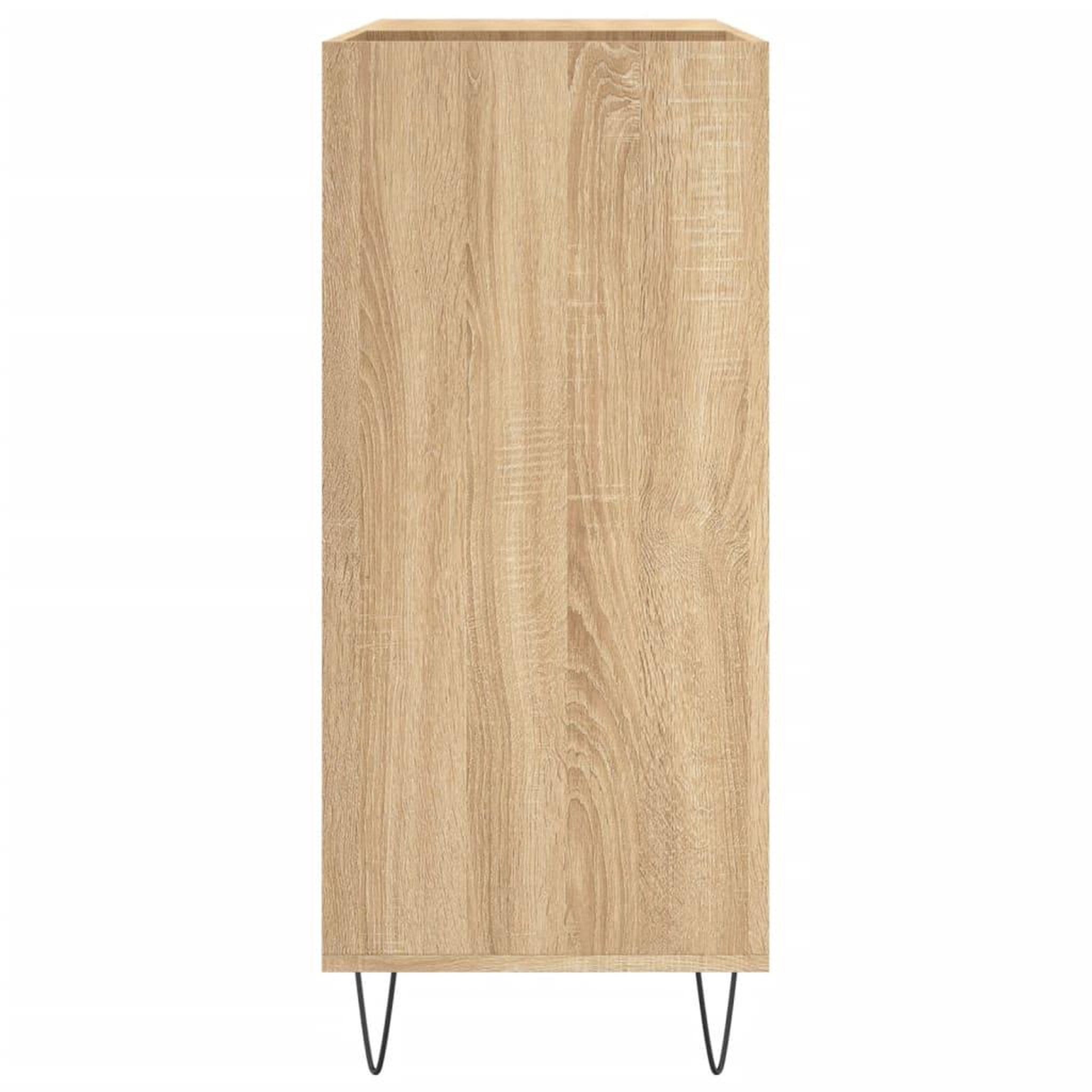 Voir la diapositive 5 : VIDAXL Armoire a disques chene sonoma 84,5x38x89 cm bois d'ingenierie