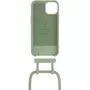 WOODCESSORIES Coque avec cordon iPhone 14 Plus Tour de cou vert