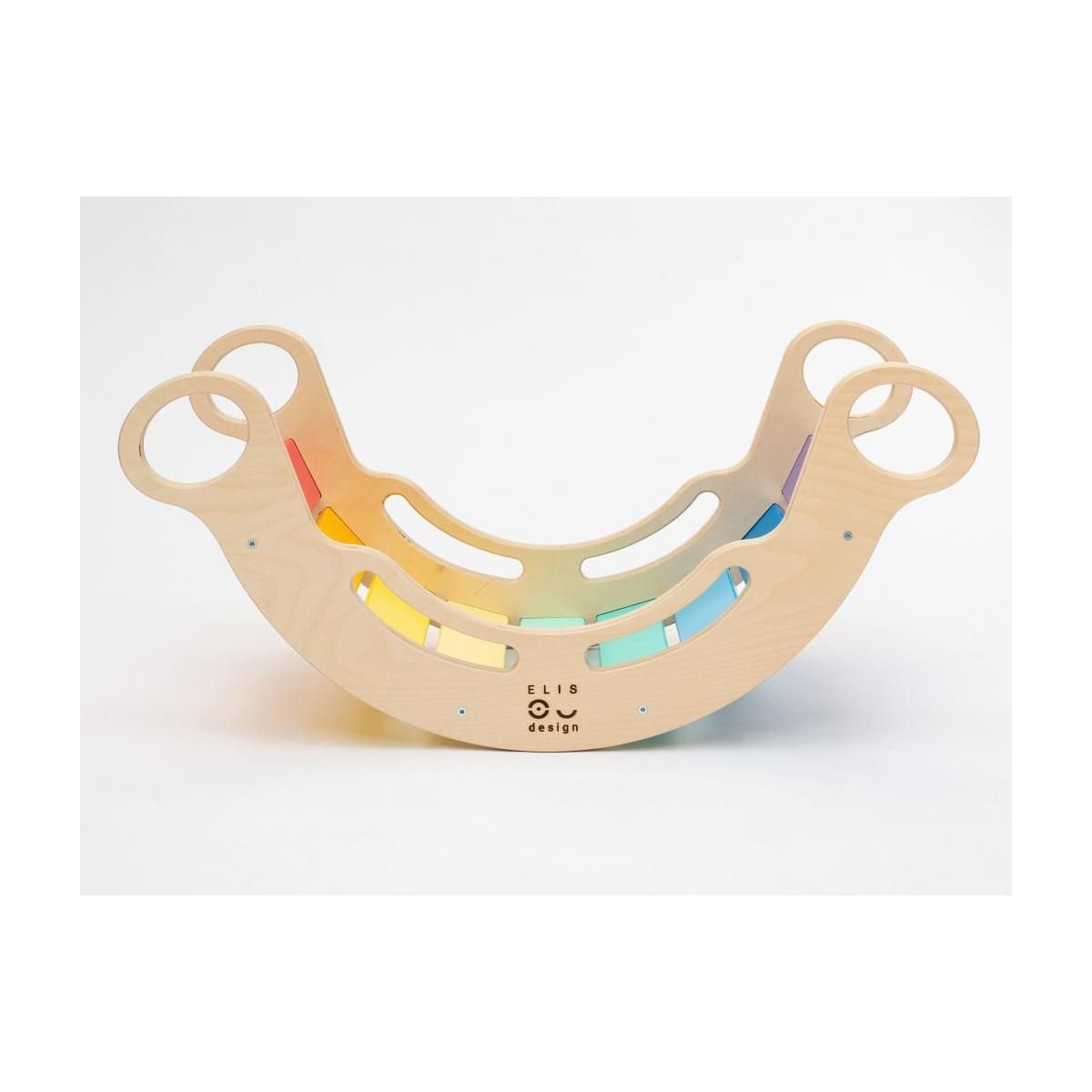 ELIS DESIGN Rocker Montessori Planches multicolores