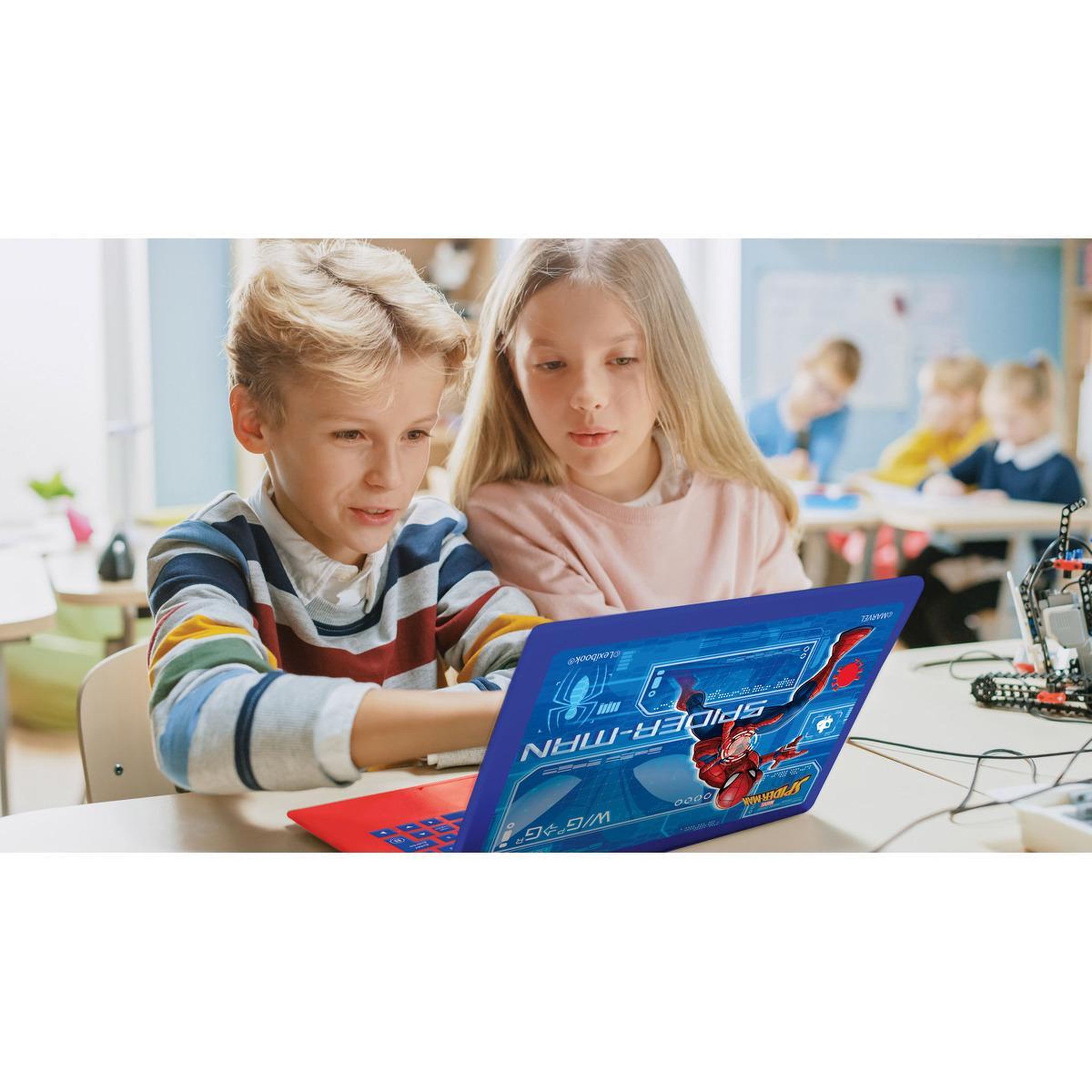 Voir la diapositive 4 : Lexibook Ordinateur éducatif couleur Spiderman bilingue français et anglais