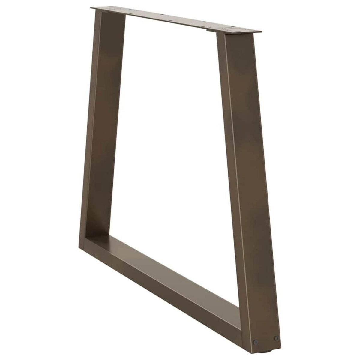 VIDAXL Pieds de table a manger forme de V 3 pcs 100x(72-73,3) cm acier