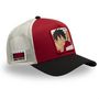 Voir la diapositive 5 : CAPSLAB Casquette trucker avec filet en sergé de coton One piece Luffy Red