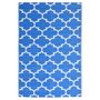 Voir la diapositive 2 : VIDAXL Tapis d'exterieur Bleu 160x230 cm PP