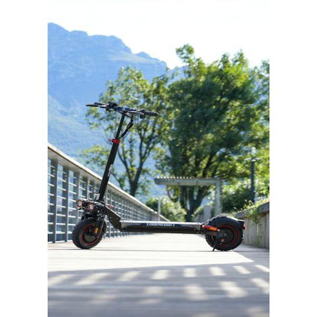 URBANGLIDE Trottinette Électrique UrbanGlide eCross Pro Boost 2 – 50 km d'autonomie, double moteur 800W, pneus 10  tout-terrain