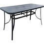 Voir la diapositive 1 : Habitat et Jardin Table de jardin  Cordoba  - Phoenix - 8 places - Gris effet marbre