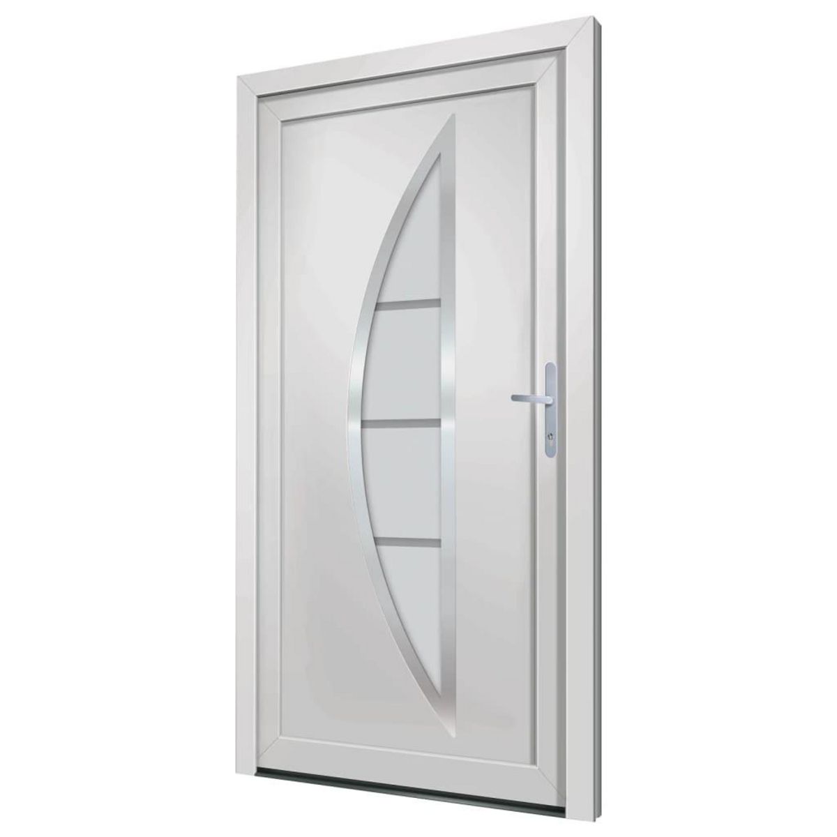 VIDAXL Porte d'entree Blanc 88x200 cm PVC