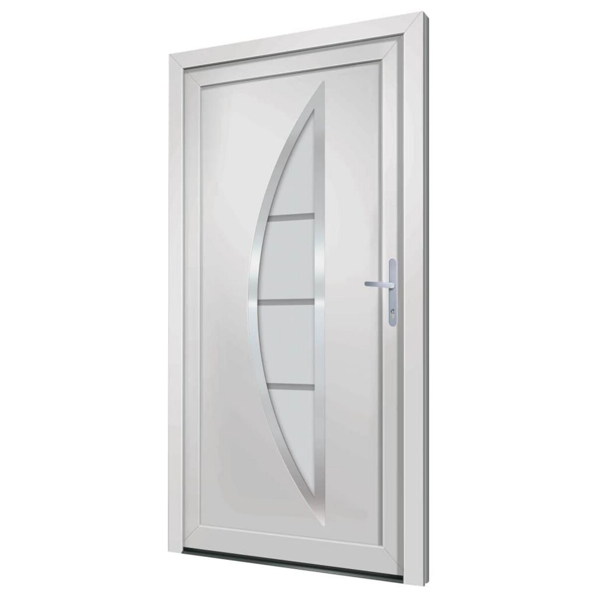 VIDAXL Porte d'entree Blanc 88x200 cm PVC