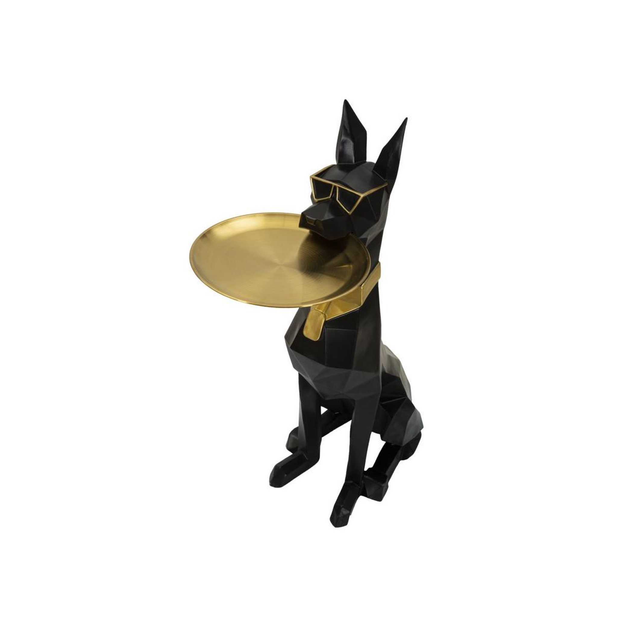 Voir la diapositive 5 : Paris Prix Vide-poche statue chien  origami  91cm noir