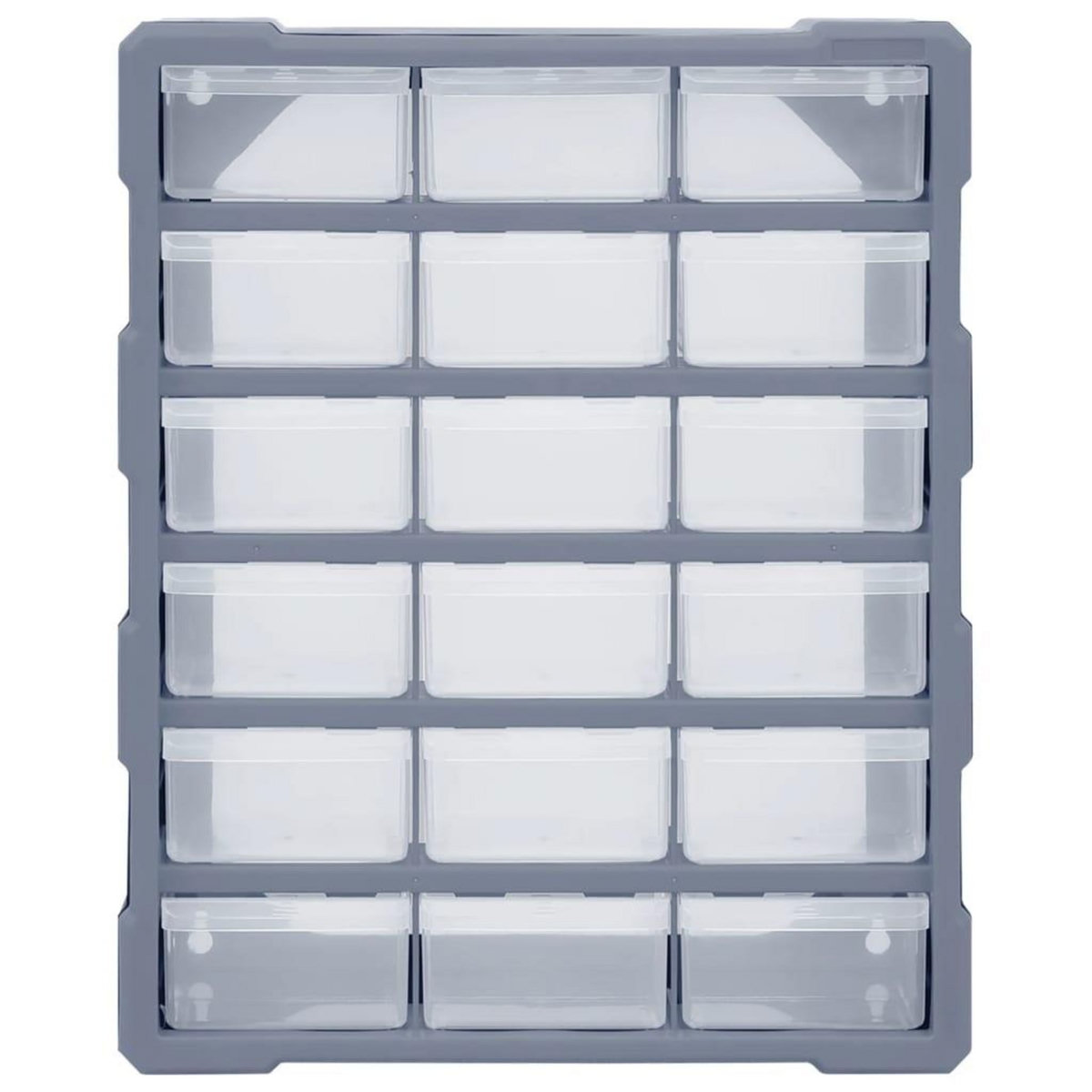 VIDAXL Organisateur multi-tiroirs avec 18 tiroirs centraux 38x16x47 cm