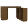 Voir la diapositive 2 : VIDAXL Bureau Marron miel 110x50x75 cm Bois massif de pin