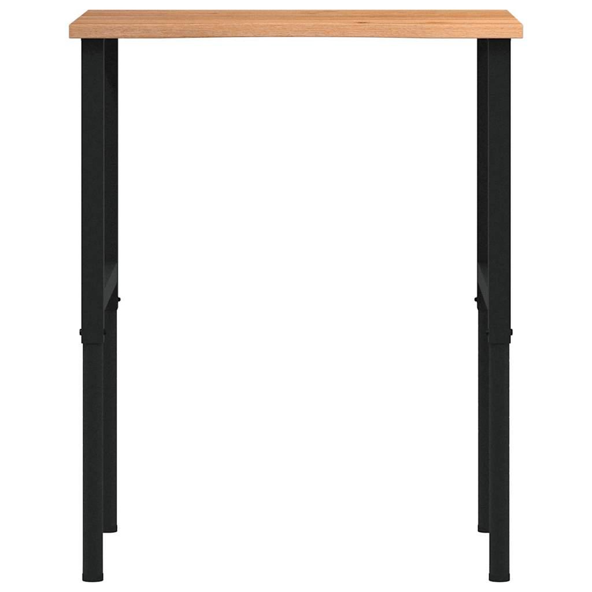 Voir la diapositive 4 : VIDAXL Etabli marron clair 80x60x(71,5-98) cm bois de chene massif