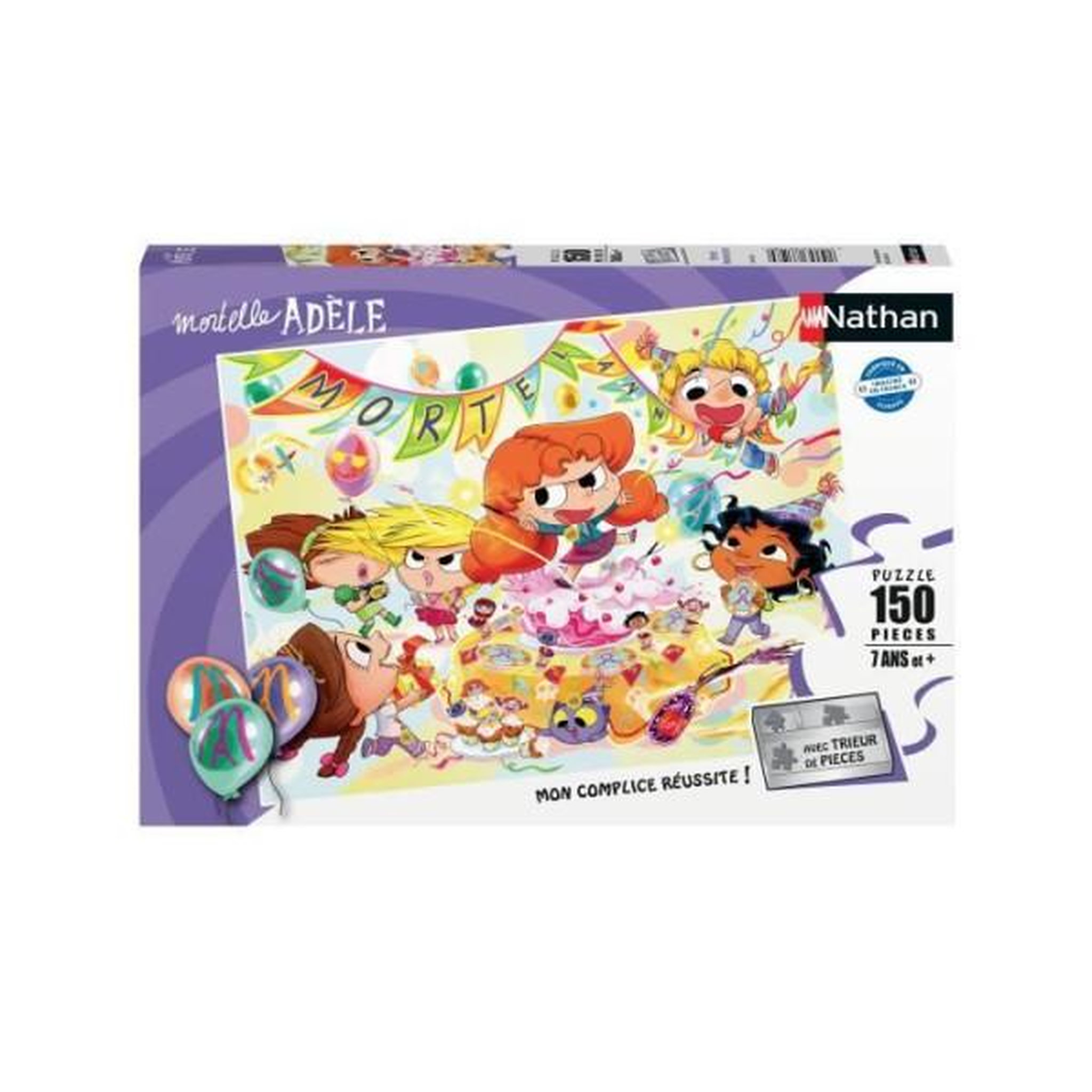 Nathan Puzzle nathan mortel anniversaire mortelle adele - nathan - 150 pieces - dessins animés et bd - enfant