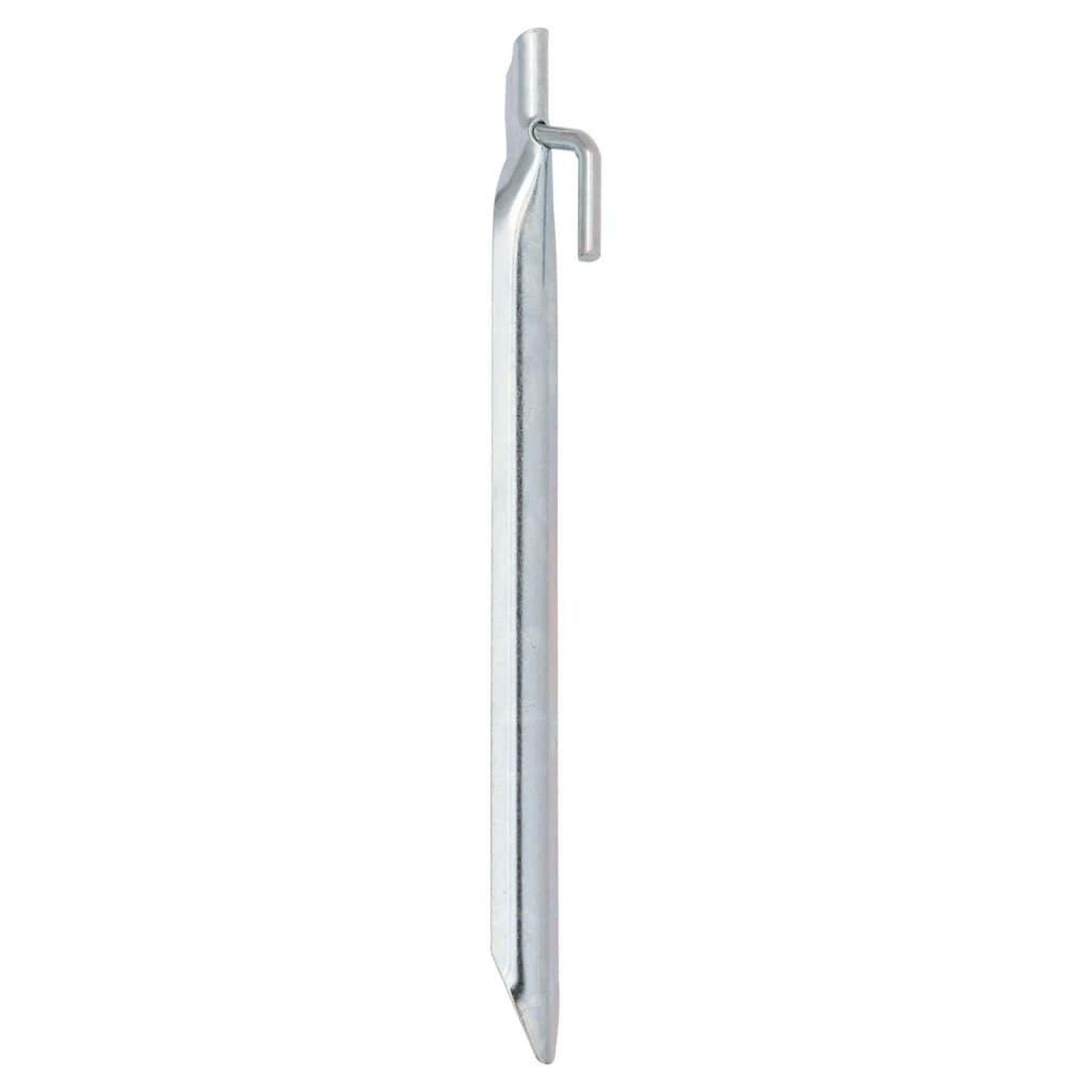 Voir la diapositive 2 : VIDAXL Piquets de tente 24pcs en forme de V 24cm Ø20mm acier galvanise