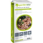 GARDENSTAR Copeaux de bois naturel - 50L