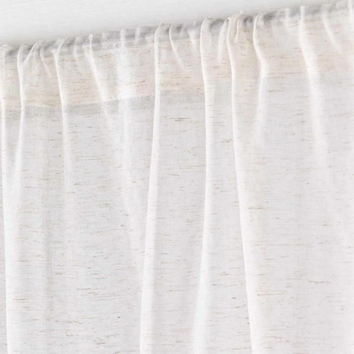 Paris Prix Paire de Voilages Passe-Tringle  Norine  70x200cm Naturel