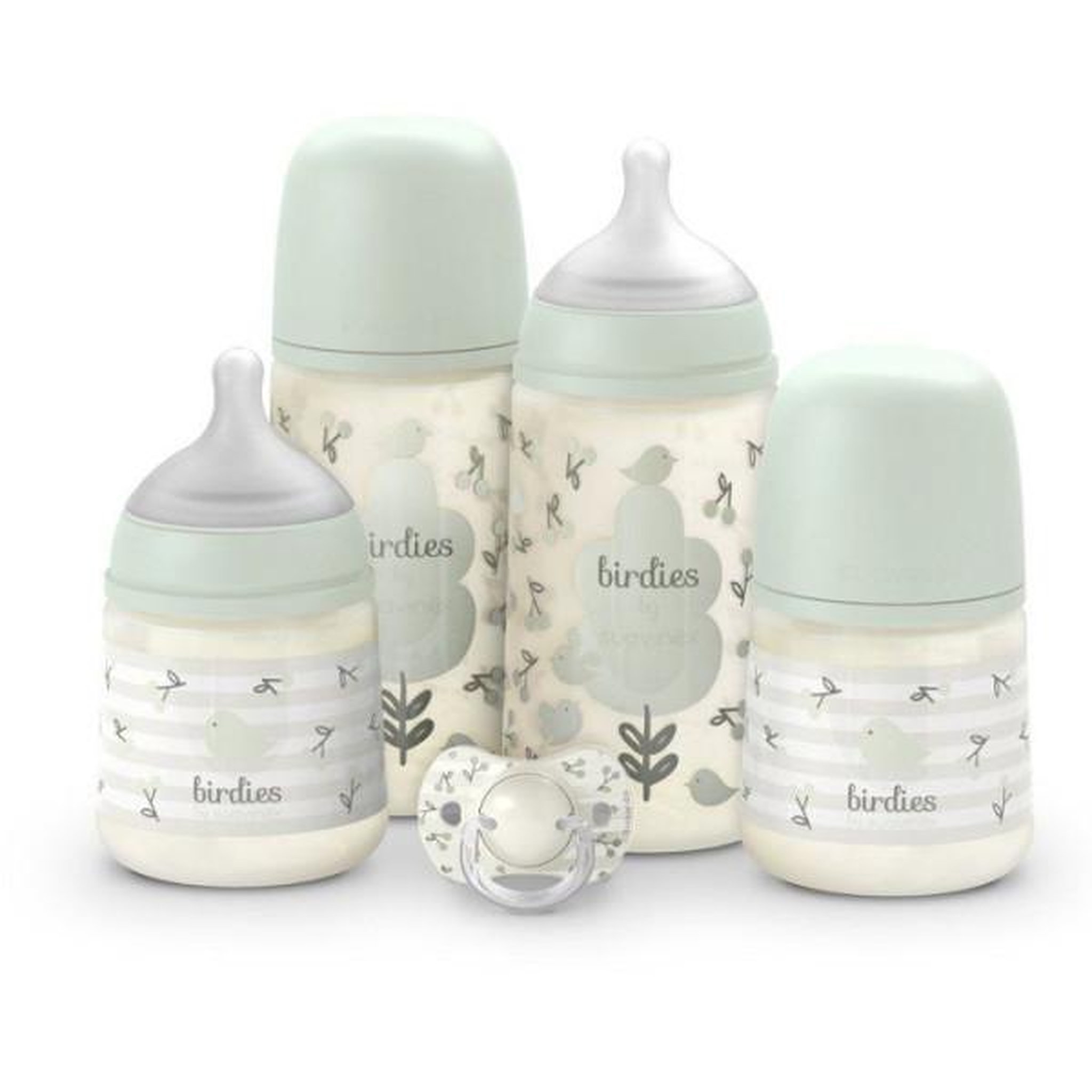 Suavinex Set nouveau-né - suavinex - birdies - 0 a 6 mois - vert