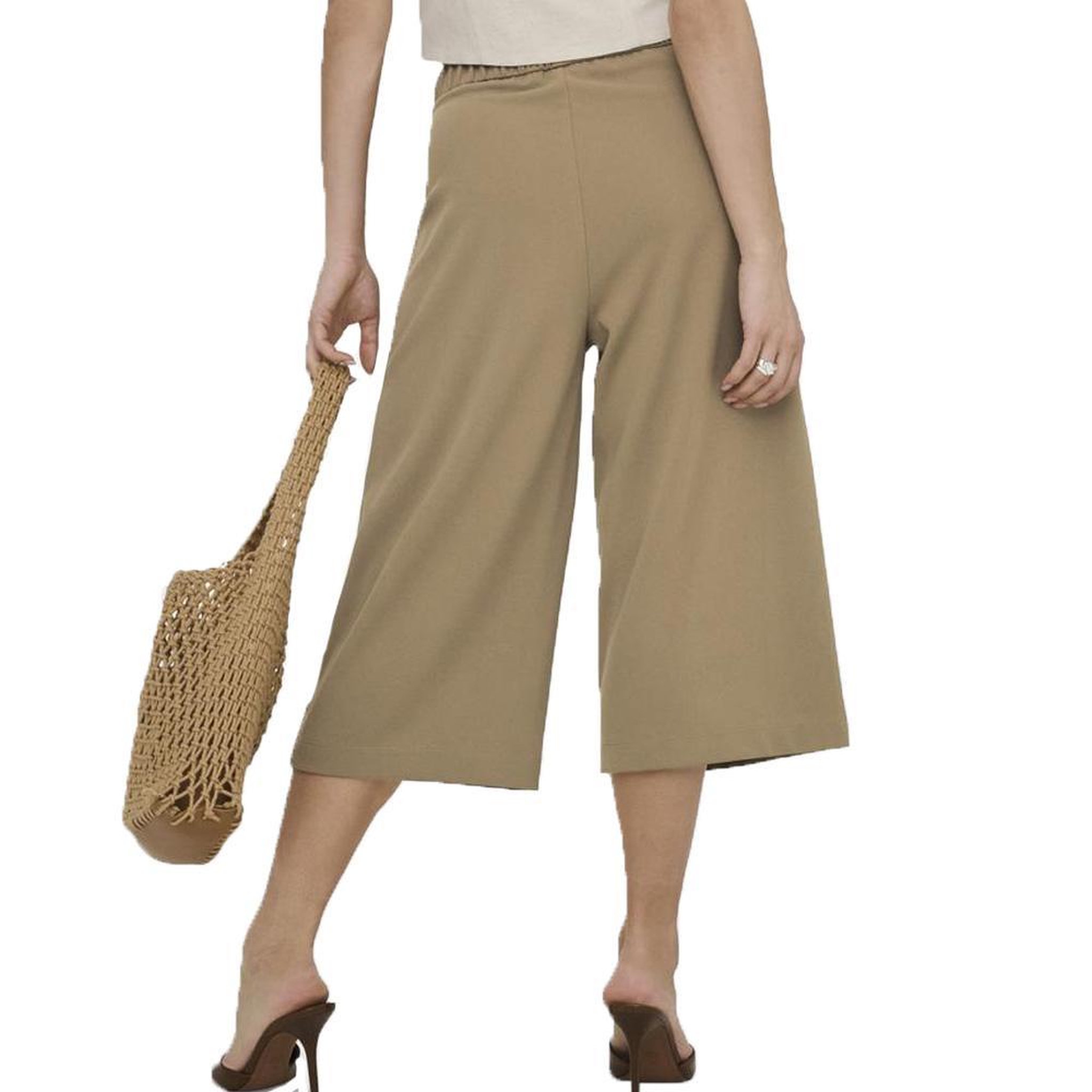 Voir la diapositive 2 : JACQUELINE DE YONG Pantacourt Marron Femme JDY Geggo 15351922