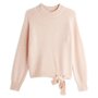 INEXTENSO Pull noué col montant rose femme